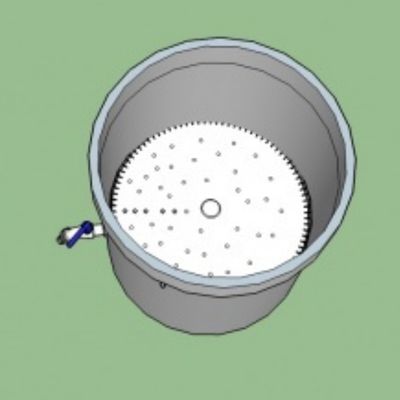 première étape pour fabriquer un lombricompost